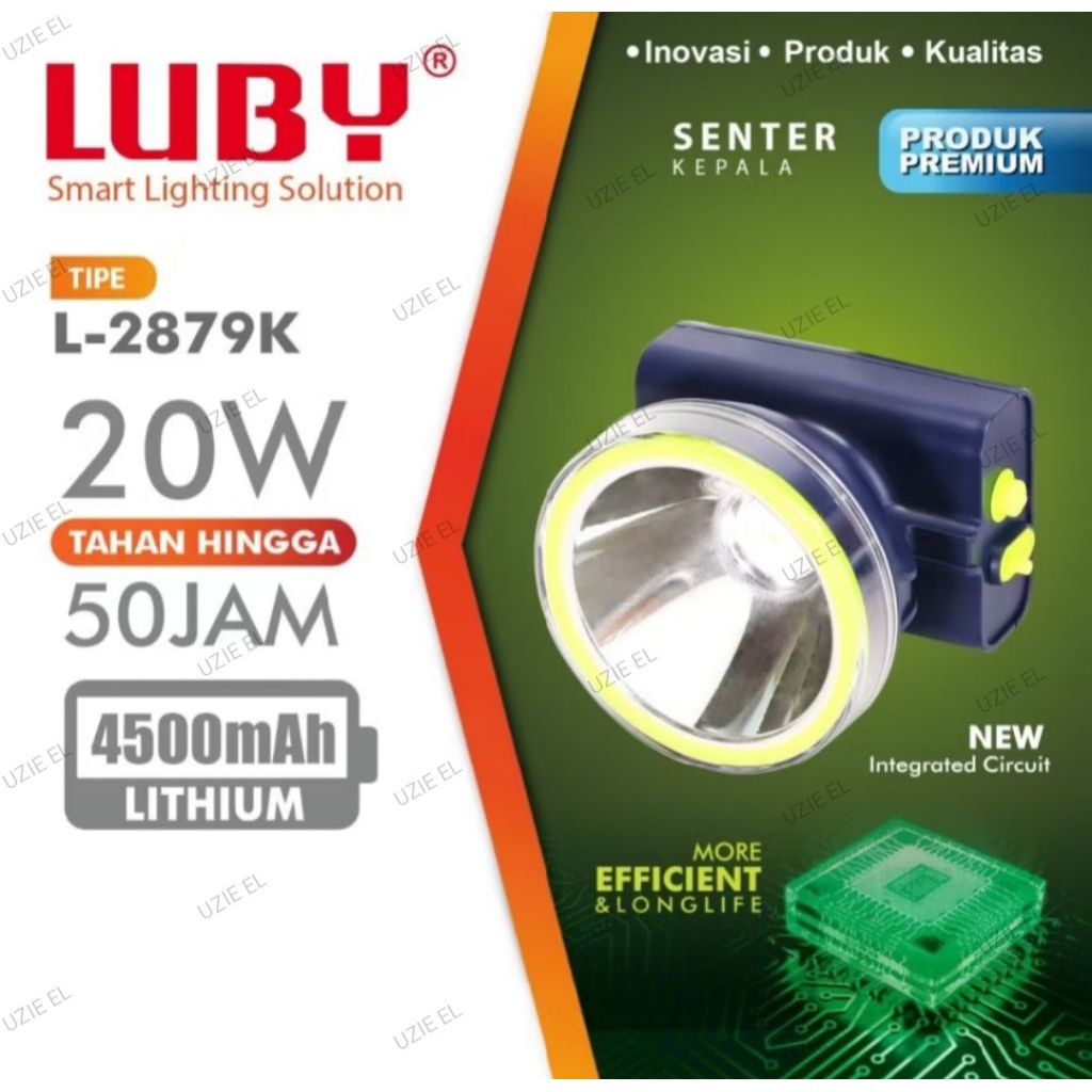 Senter Kepala LUBY 2879K / 2879l / 2879 20Watt