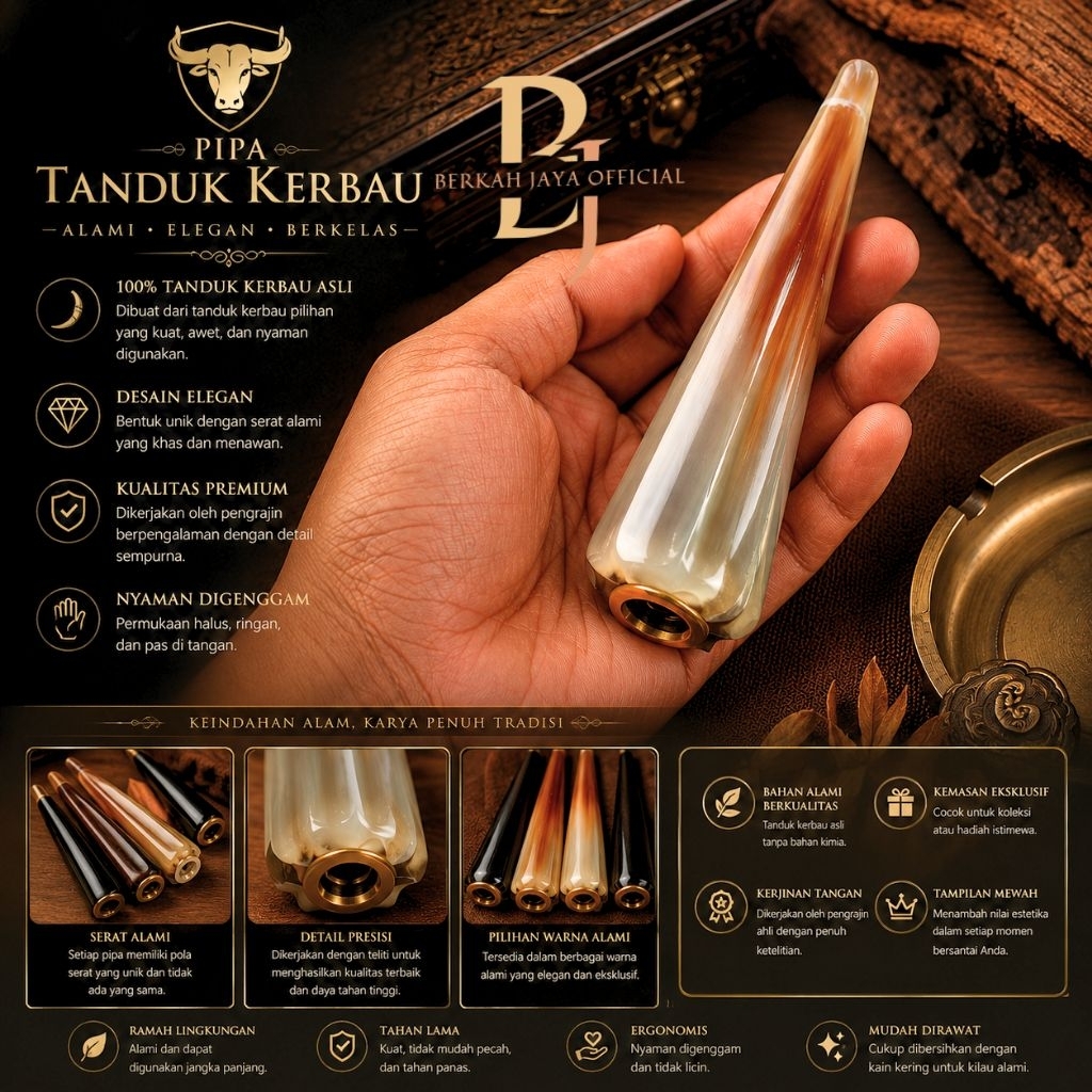 once jumbo pipa jumbo tanduk kerbau jumbo berkualitas top bahan padat