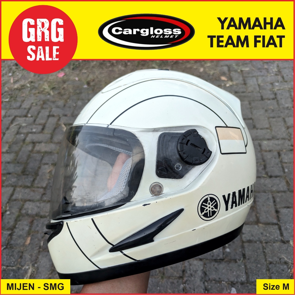 Helm Fullface Yamaha Team Fiat Cargloss Racer Second