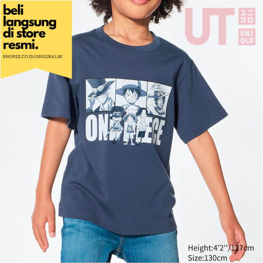 Kaos Lego Minecraft One Piece Tshirt Anak UNIQLO UT COLLECTION Original BEST SELLER TERMURAH