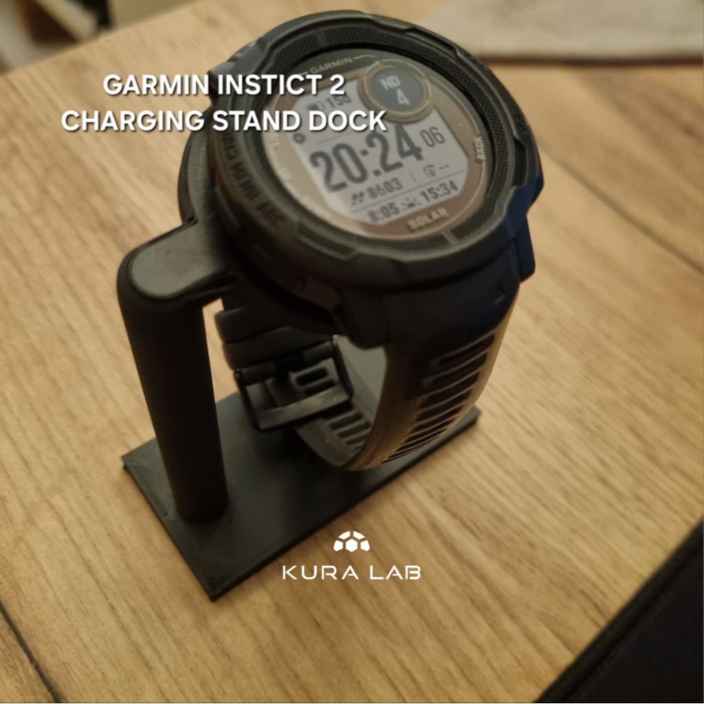 Garmin Instinct 2 Charging Stand Dock Holder – Dudukan Charger Smartwatch Garmin Instinct 2 / 2 Sola