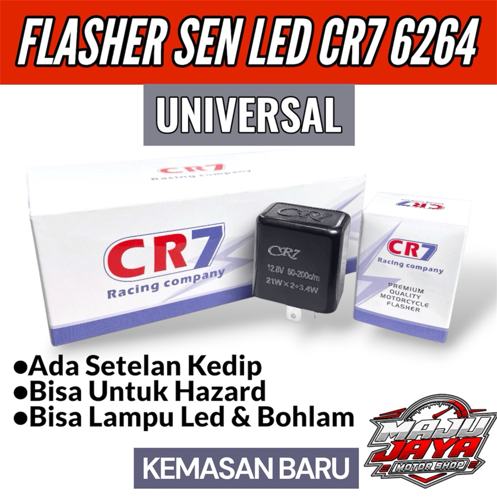 Flasher CR7 Led Universal Flasher Sen Dajal Beat Vario Supra Aerox Jupiter Vega
