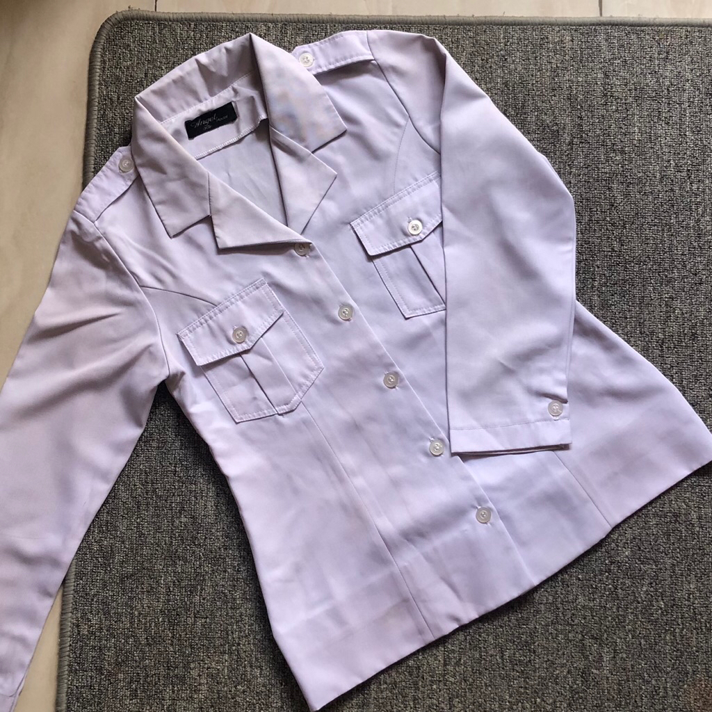 preloved atasan kerja wanita PDH putih