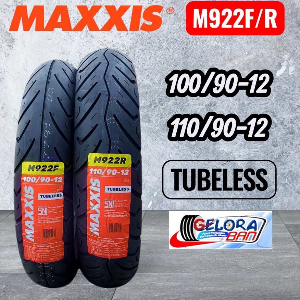 Ban Maxxis M922f 100/90-12 Ban Maxxis M922R 110/90-12 ban scoopy ban beat new ban freego ban maxxis 