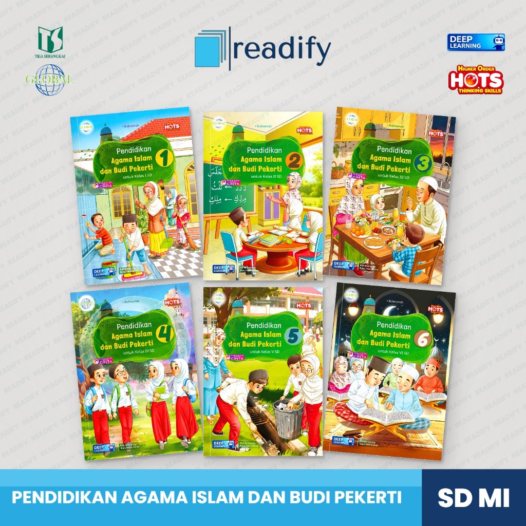 Buku Global Pendidikan Agama Islam dan Budi Pekerti SD/MI Kelas 1-6 Deep Learning Tiga Serangkai