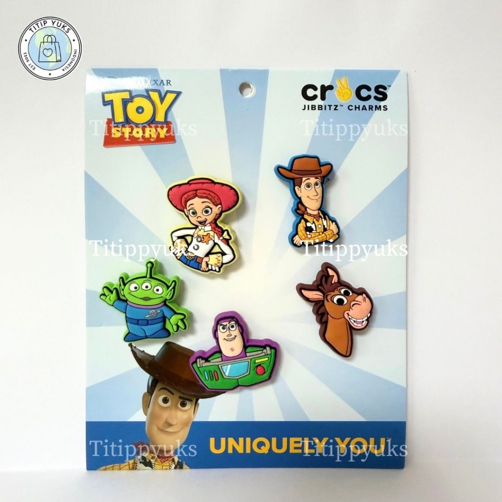 Jibbitz Crocs Original Toy Story 5 ver II NEW set isi 5 pcs