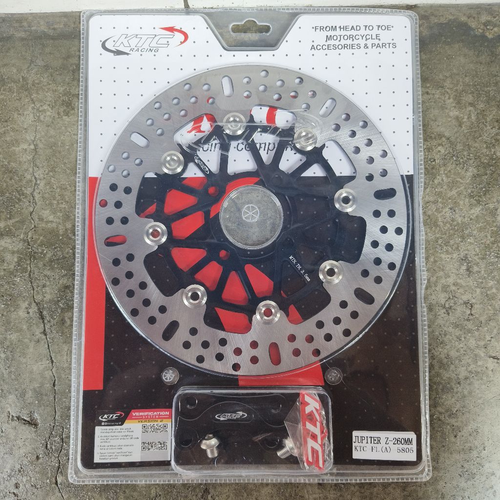 PIRINGAN CAKRAM KTC RACING JUP Z  F1ZR 260 MM