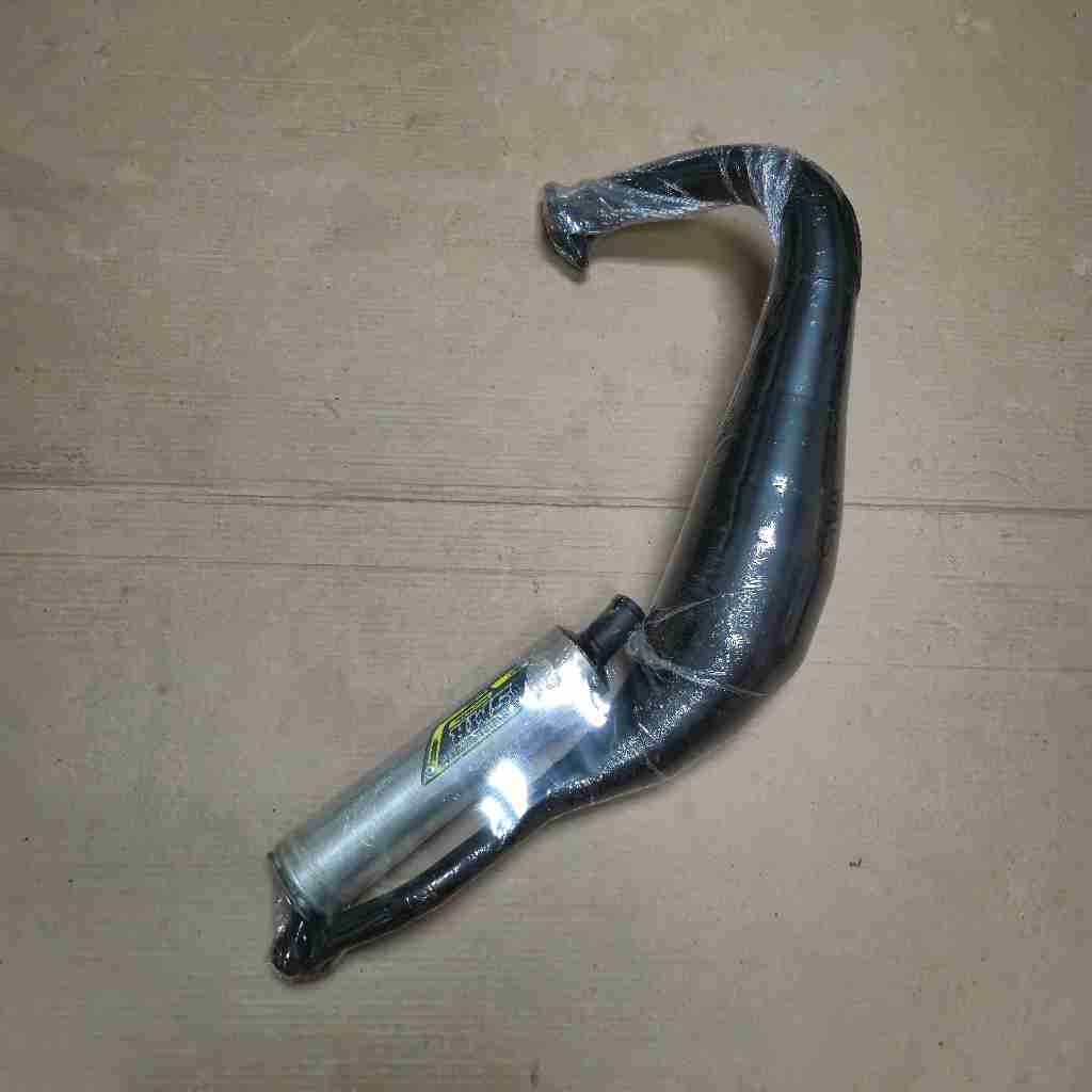 Knalpot Kolong PDK Scorpio Rxking SMR Hitam Doff
