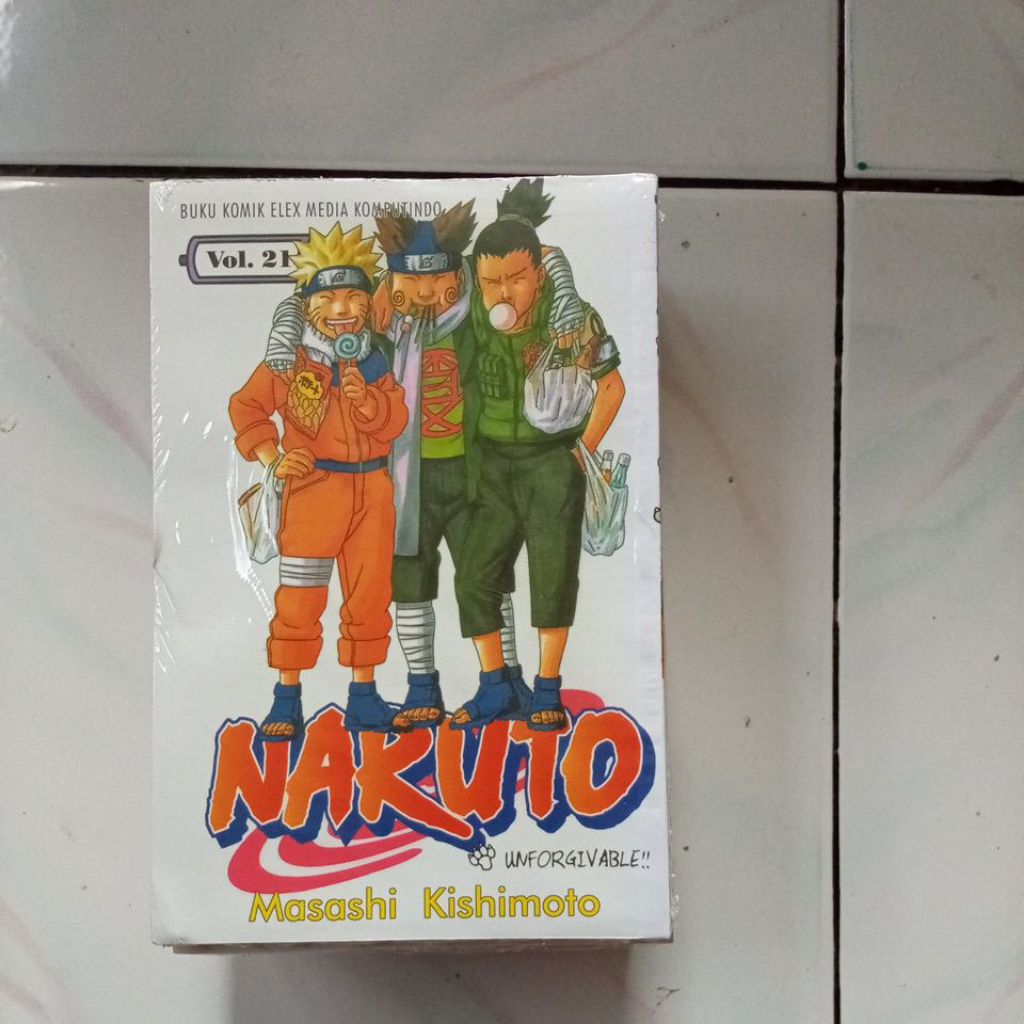 Komik Naruto vol 21-30 Original Segel