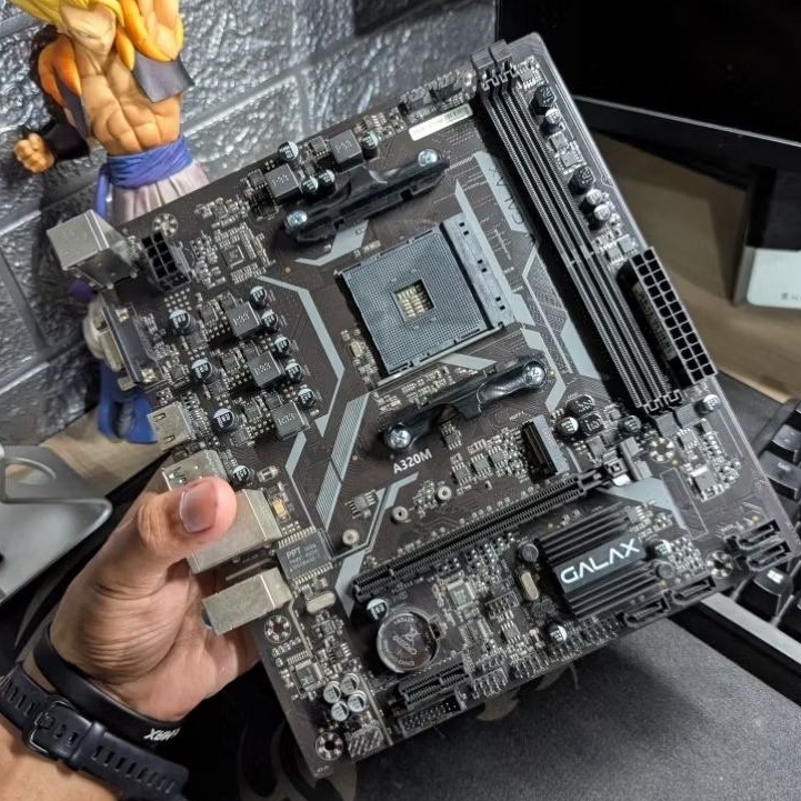 Galax A320M Motherboard A320 Mobo AMD AM4 Ryzen series 1000 2000 3000