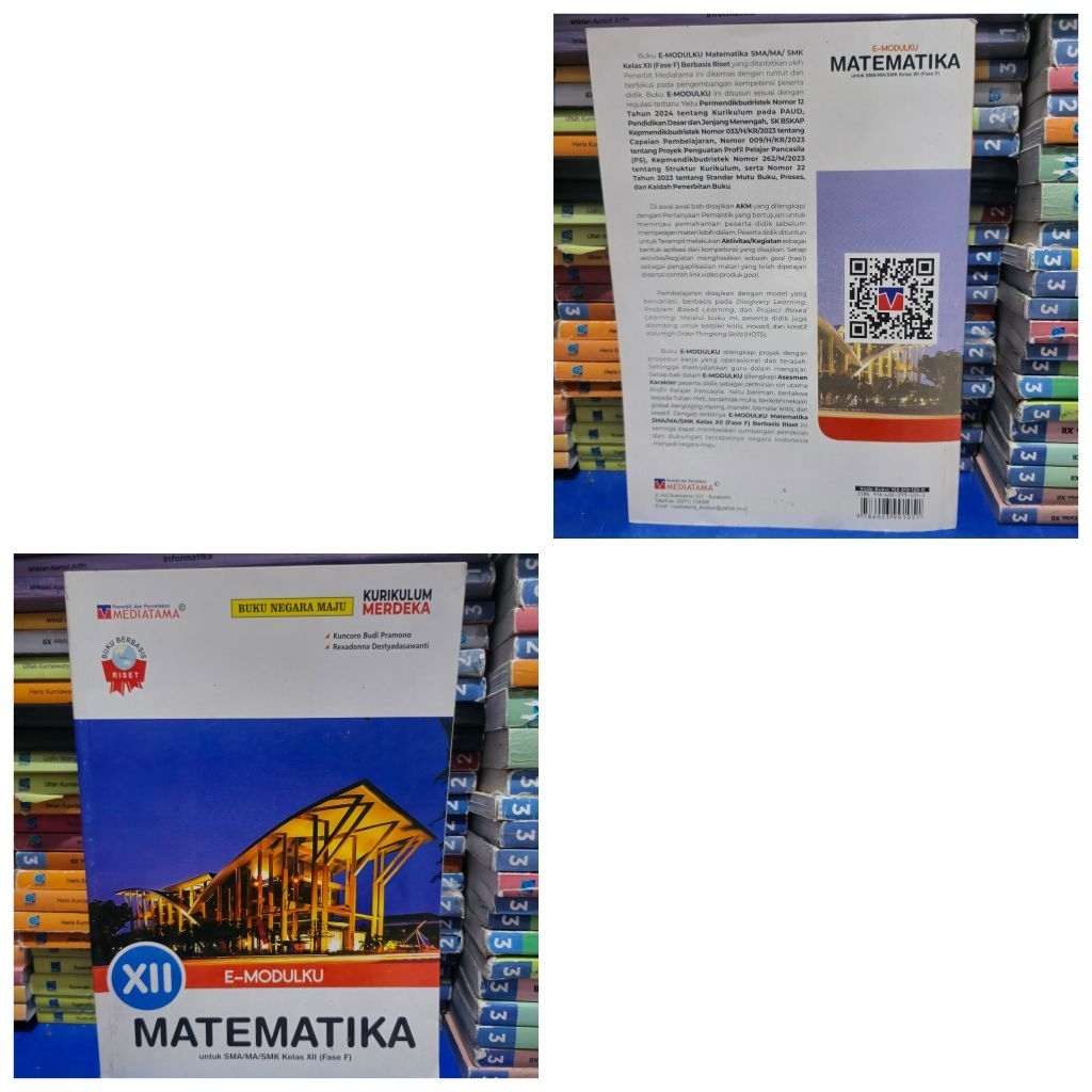 BUKU BEKAS E-MODULKU MATEMATIKA KELAS 3 SMA KURIKULUM MERDEKA MEDIATAMA