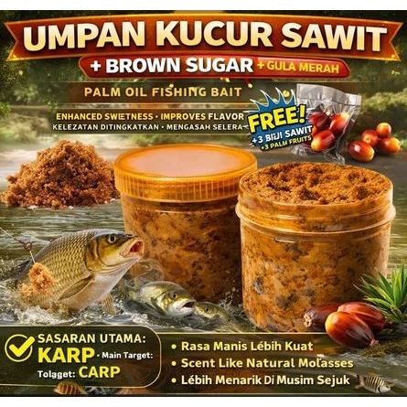 Kucur Sawit Umpan Baung Kucur Sawit 250 gr