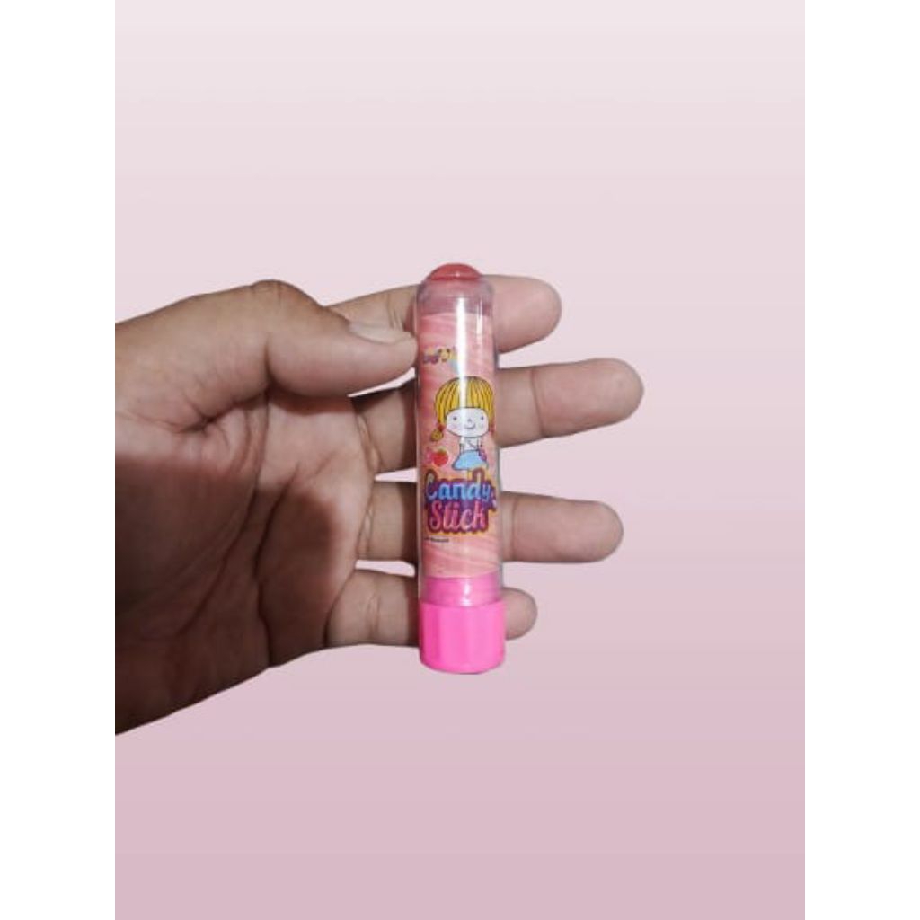 Candy Stick Permen Bentuk Lipstik Mini Lucu / Permen Anak Warna-warni / Jajanan Favorit Anak