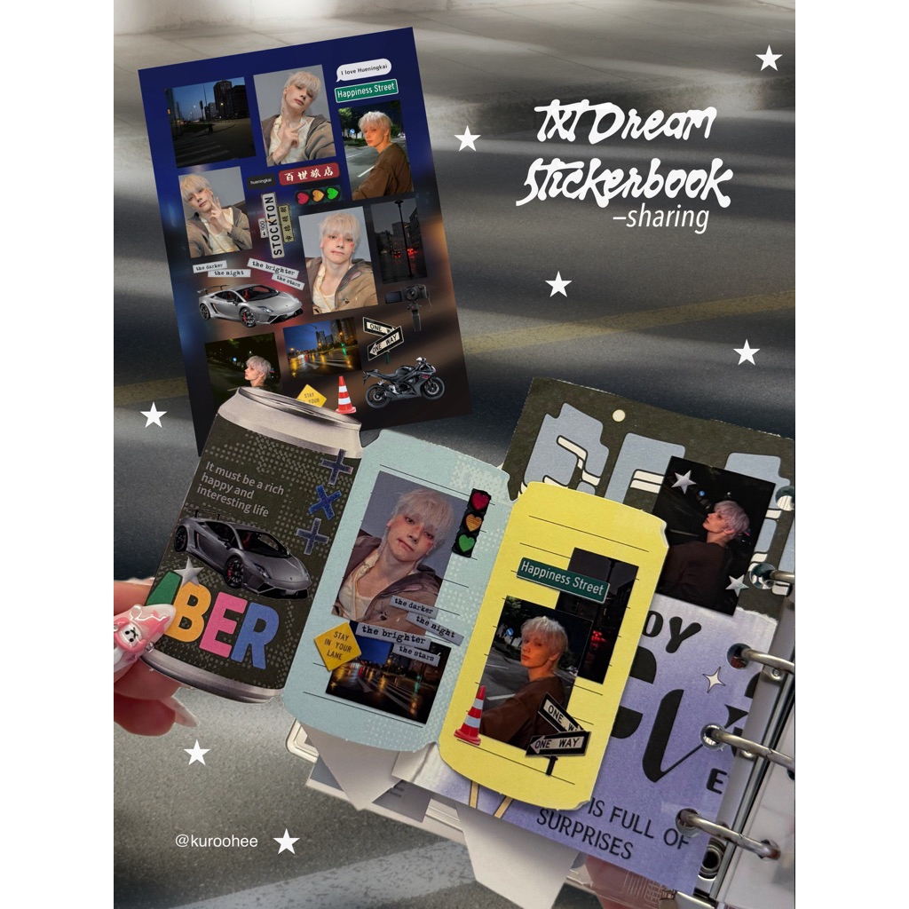 TXT sticker - sharing dari TXT Dream stickerbook