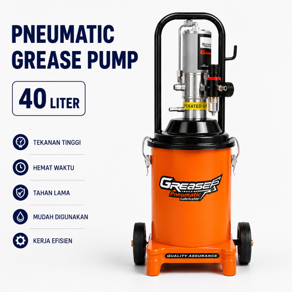 Pneumatic Grease Pump 40 Liter