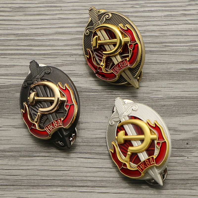 NewSoviet Awards KGB Medal Russian Collectible Badge Imperial Double-headed Eagle Emblem Honor Medal