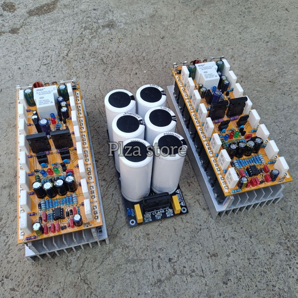 2.pcs driver power socl 506 tef 2u lengkap protektor speaker komplit psu 6 elco 100v 10000uf audiovo
