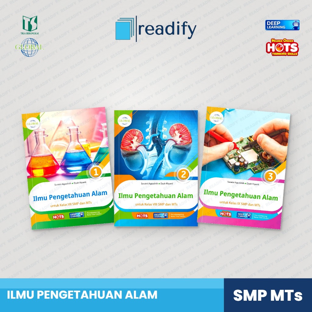 Buku Global IPA SMP/MTs Kelas 7-9 Deep Learning Tiga Serangkai
