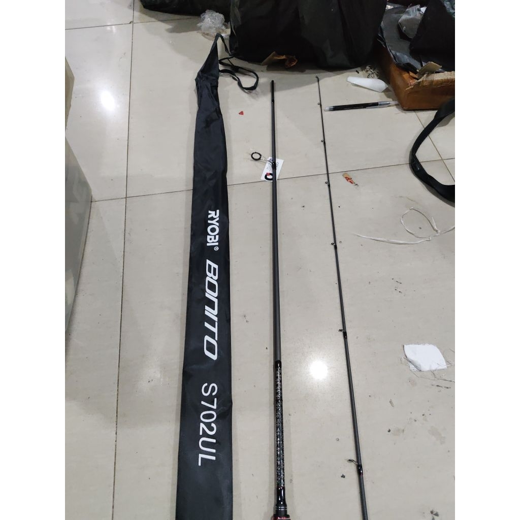 joran pancing ryobi bonito 702  ul joran ultralight 2-6lb