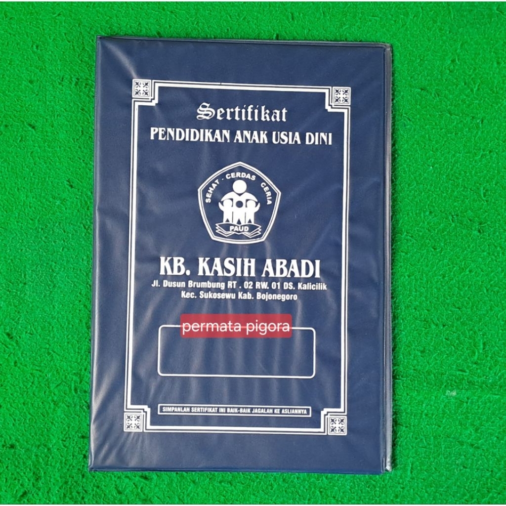 MAP / SAMPUL IJASAH CUSTOM TULISAN