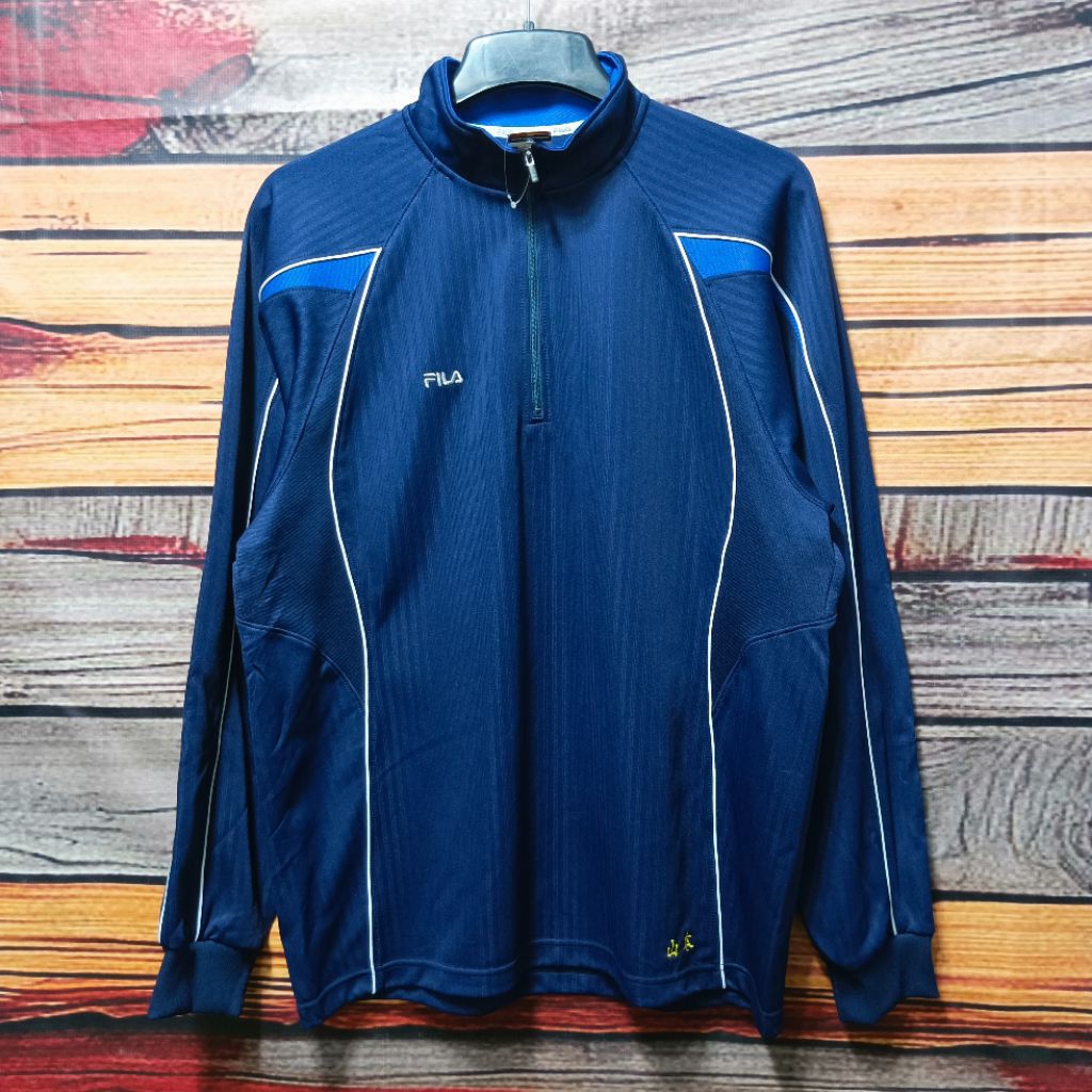 jaket tracktop FILA tebal size XL casual murah bagus