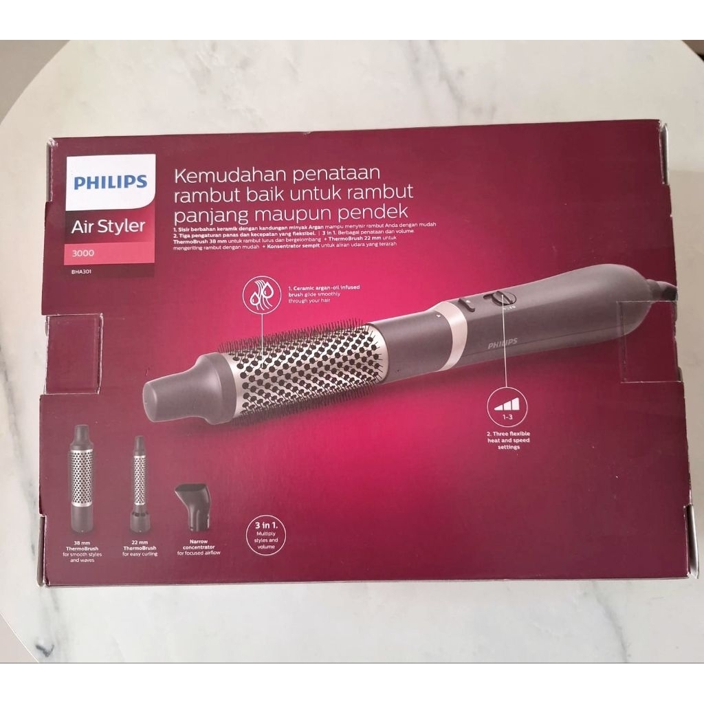 Philips Air Styler 3000 catokan curly ORIGINAL - preloved