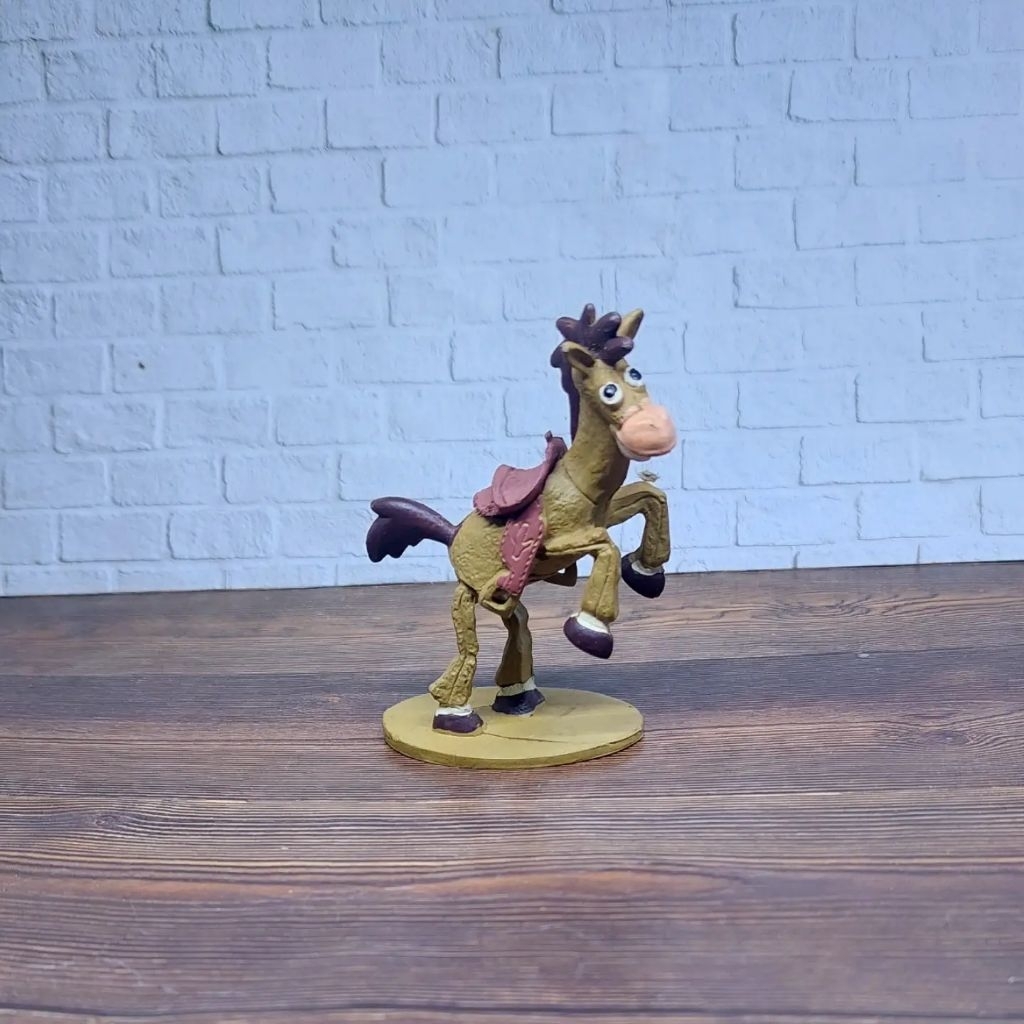 Figure Bullseye toy story karet padat, kuda Toy Story no brand happy meal mcd karet padat