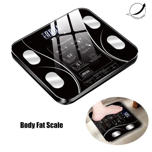Timbangan Badan Digital BMI Body Fat Analyzer LCD Smart Body Scale Analisis Lemak & otot Tubuh