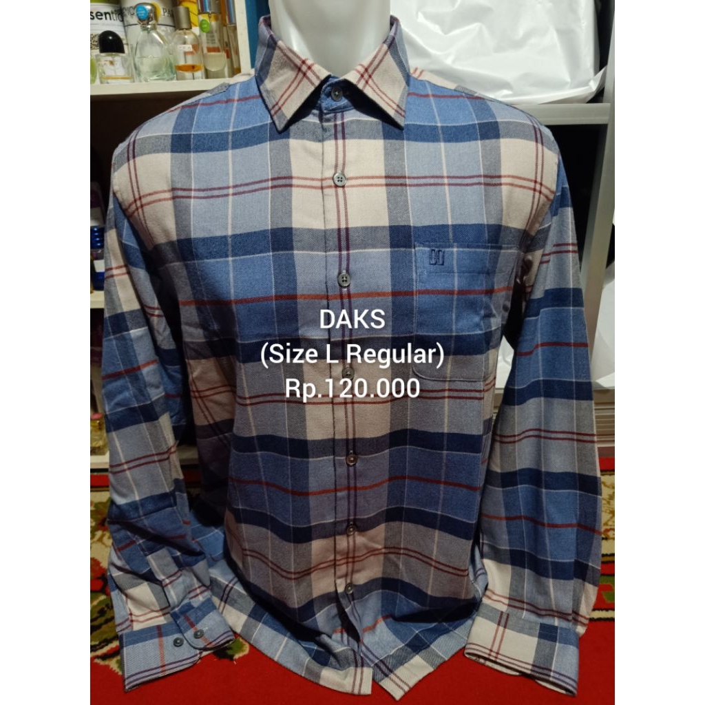 Kemeja Flanel DAKS London OriginaL