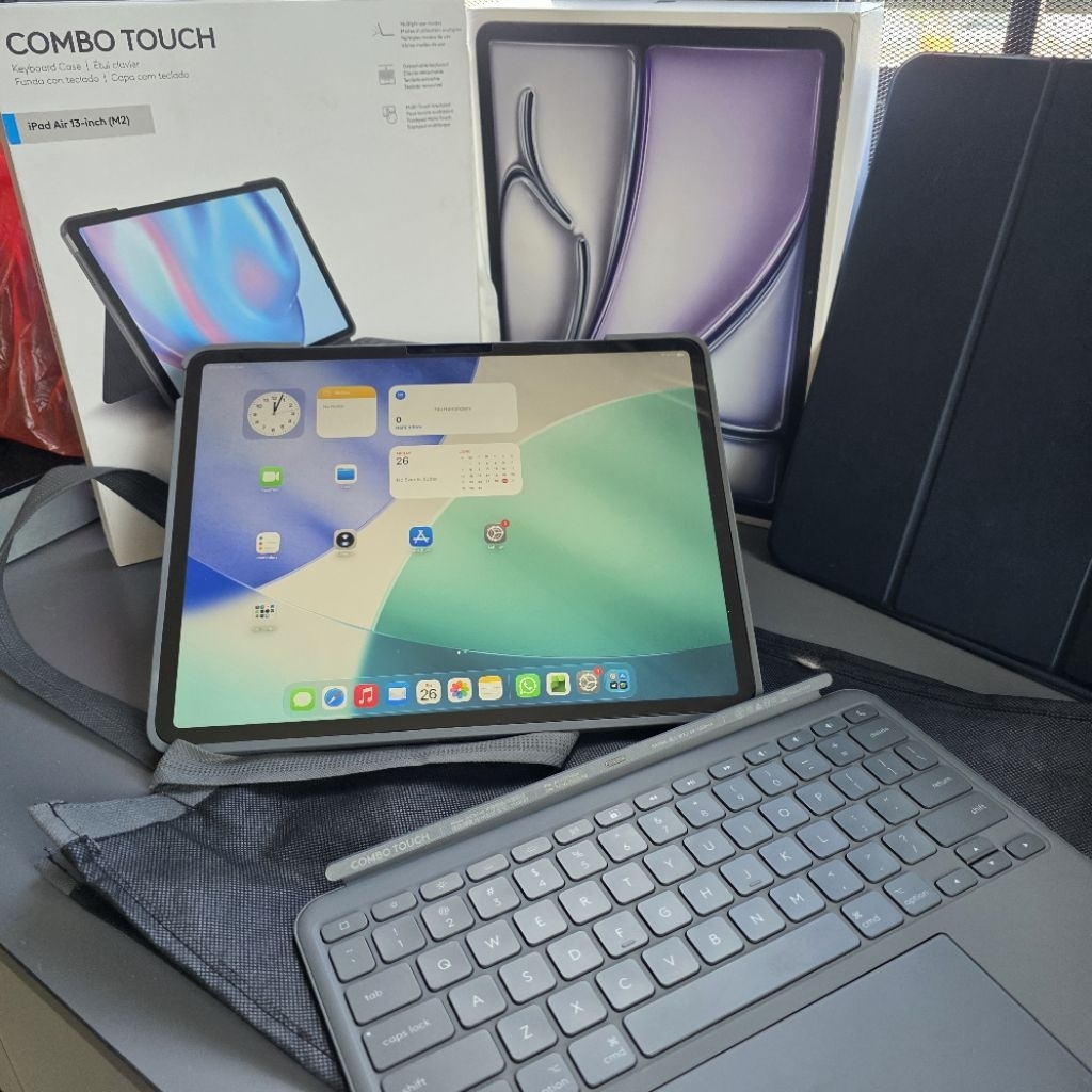 iPad Air 7 M3 256GB 13inch Garansi Resmi IBOX Bekas Second Like New bonus banyak