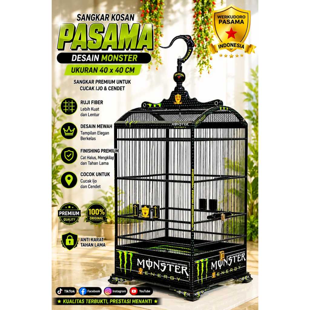 SANGKAR KOSAN PASAMA UKURAN 40X40