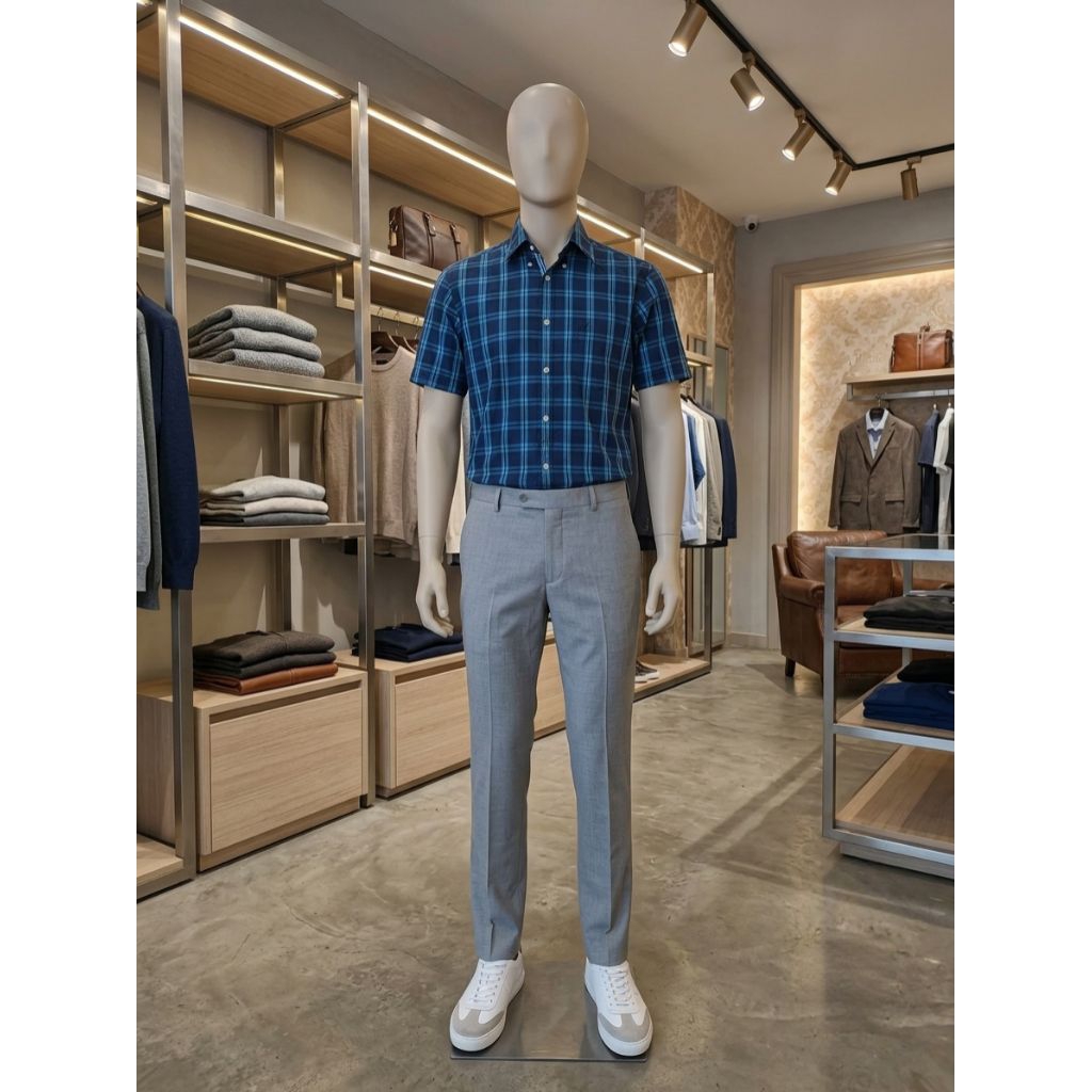 Kemeja Regular Fit Blue Harbour