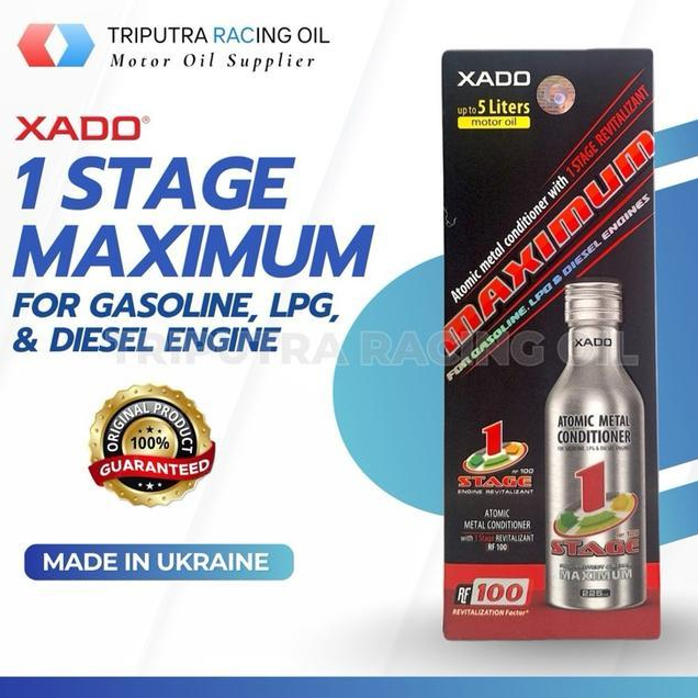 Terlaris Xado 1 Stage Maximum Atomic Metal Conditioner Complete Box Car Engine Oil