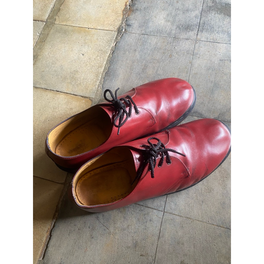 Sepatu Docmart 1461 MIE Red Cherry
