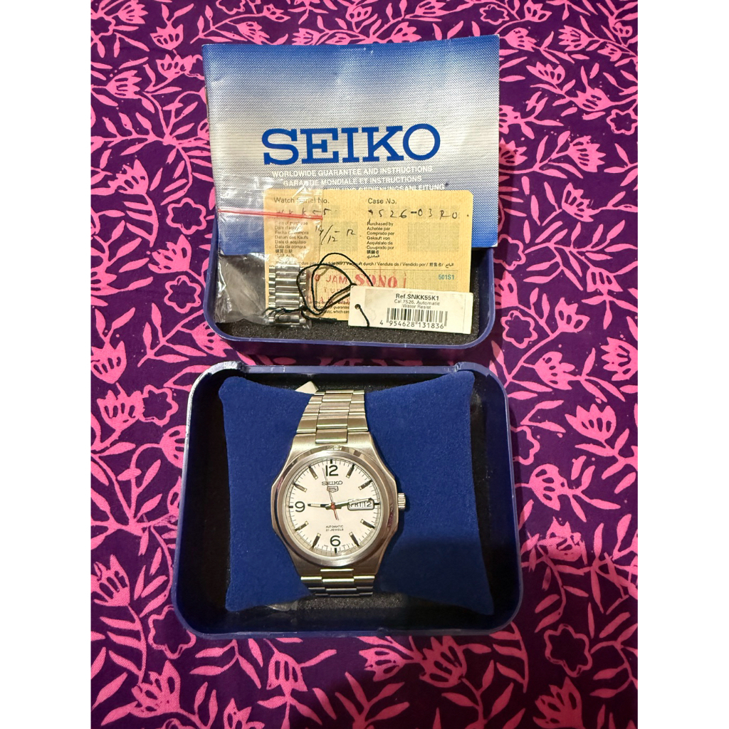 JAM SEIKO 5 NAUTILUS SNKK55K1