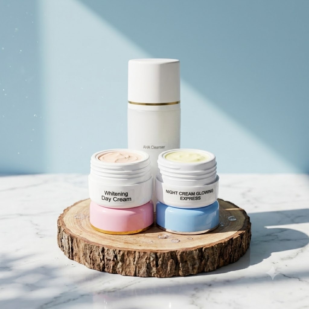 Paket 3in1 Cream Glowing Express - Krim Farma Glowing Express