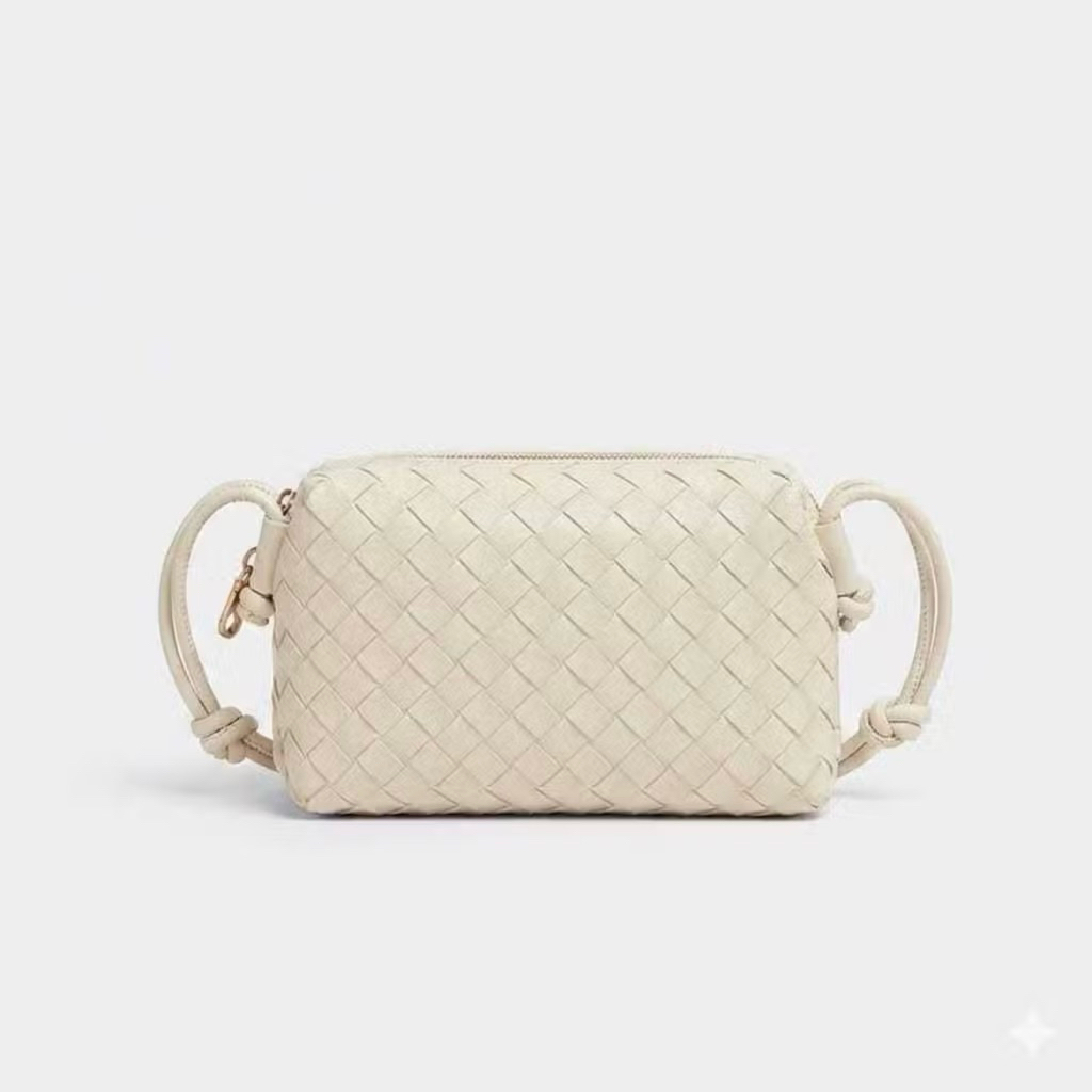 tas selempang anyam BW ala bottega veneta