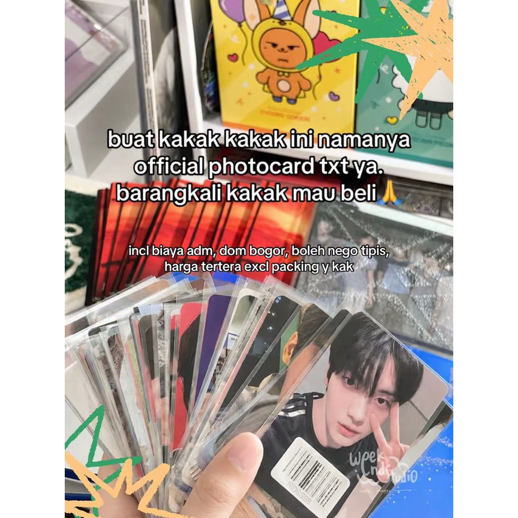 official txt album pob photocard