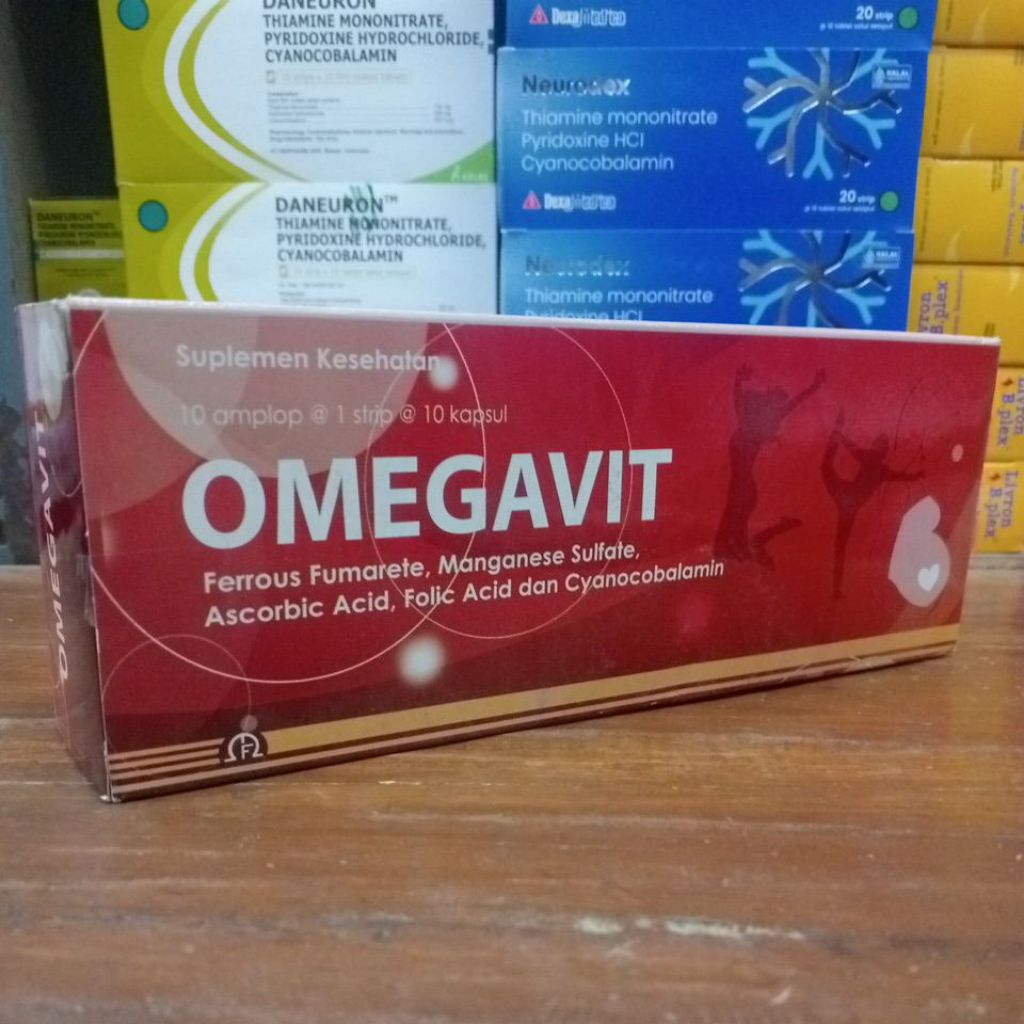 Omegavit tablet 1 box isi 10 strip