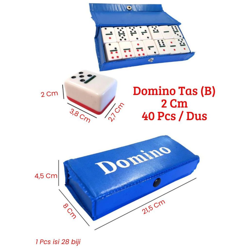 NEW BATU DOMINO GAPLEK / BATU DOMINO GAPLEK JUMBO TEBAL PLUS TAS COVER