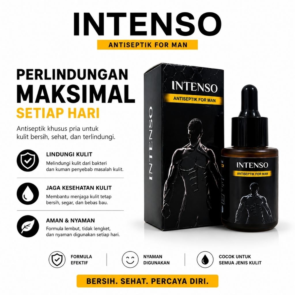 intenso antiseptik minyak pijat 100% original BPOM