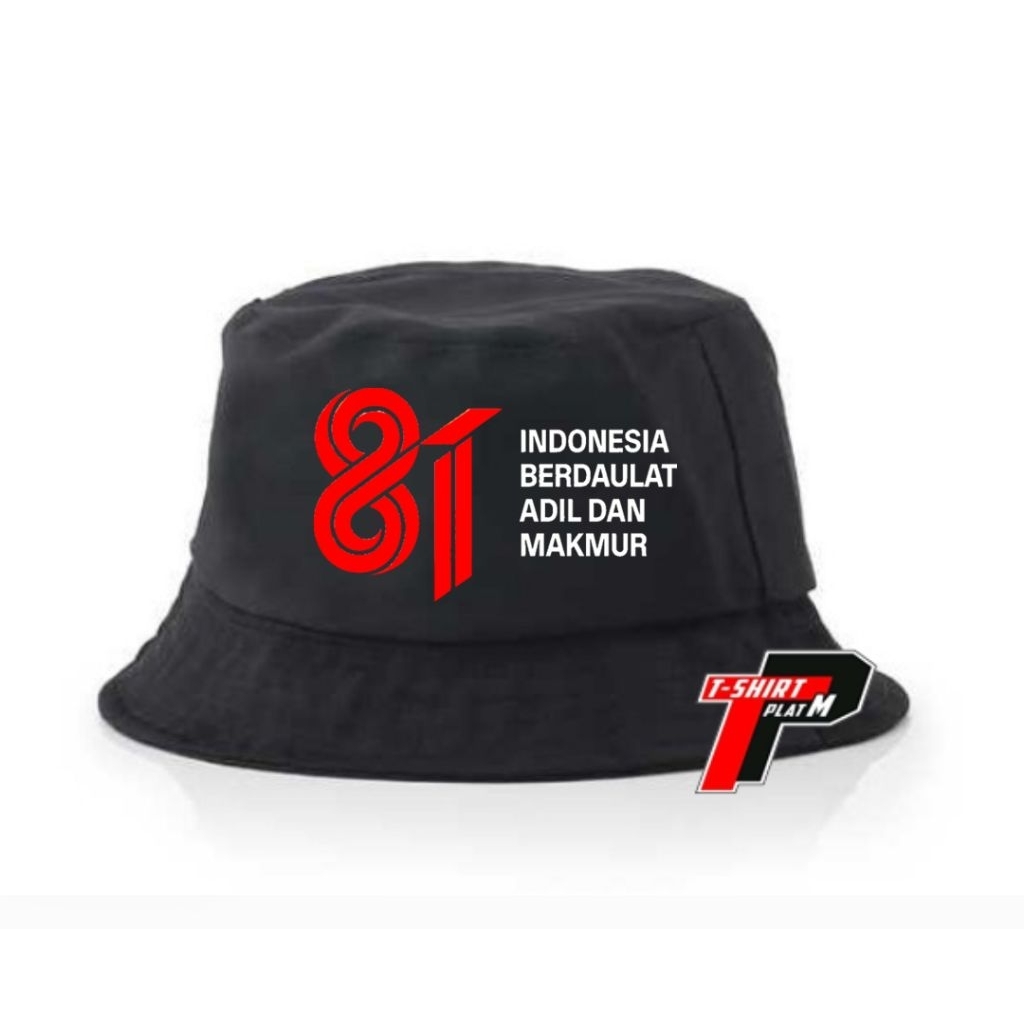 Kemerdekaan Indonesia Bucket Topi Kemerdekaan 81 Indonesia Bucket