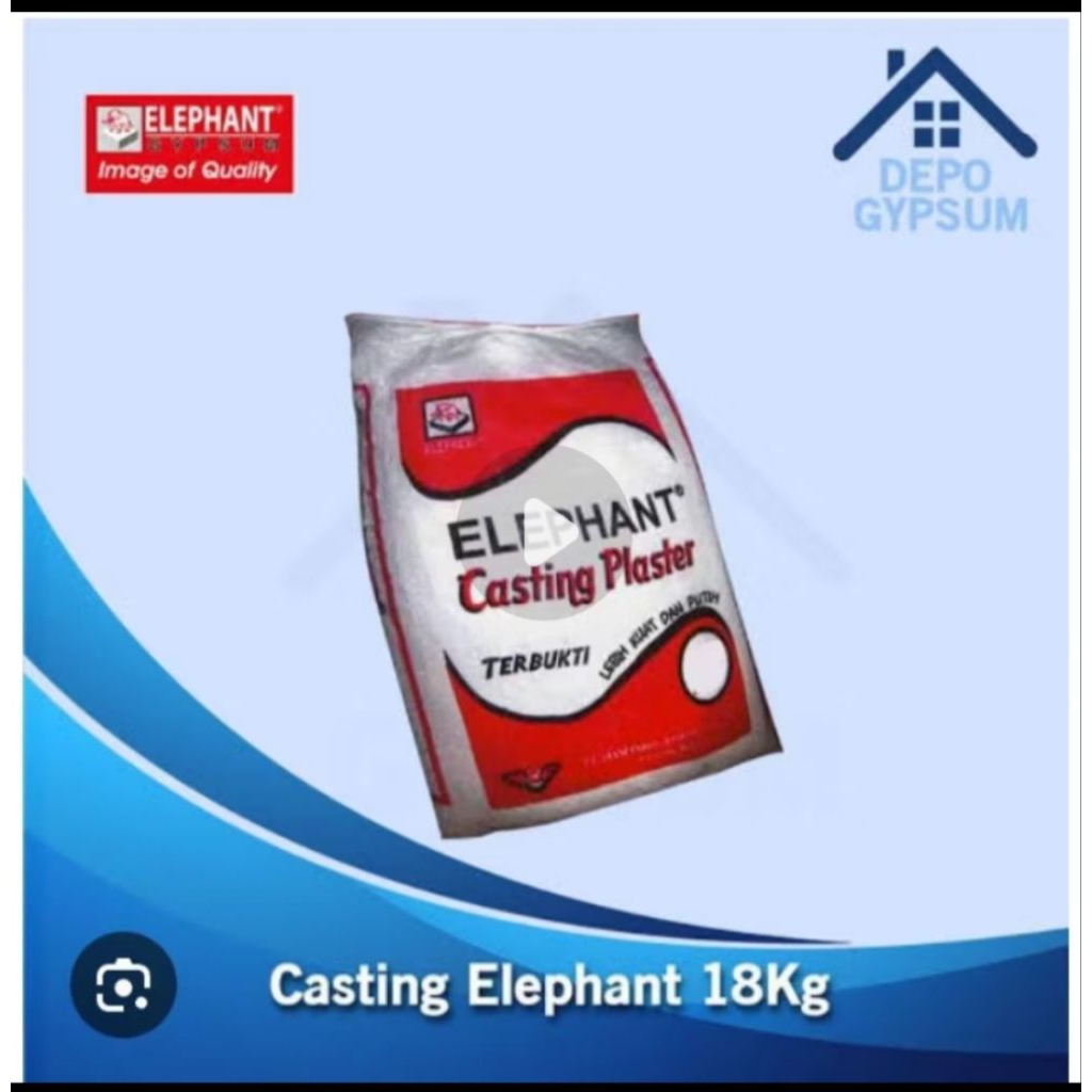 Casting gypsum merk elephant 1kg