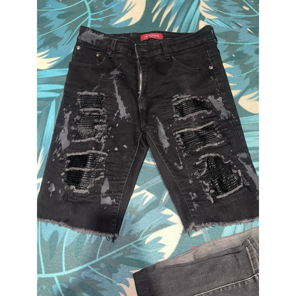 RUCAS BIKER JEANS SHORT
