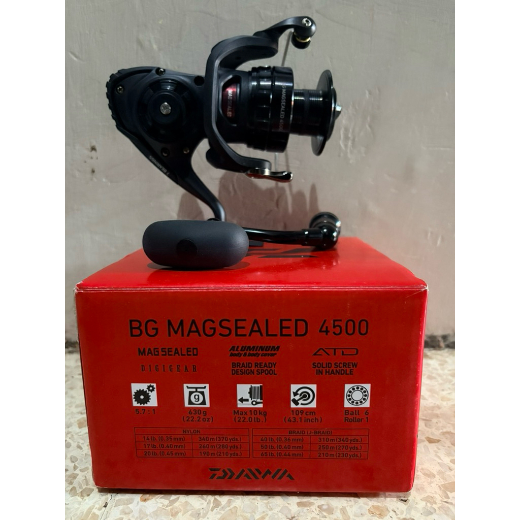 daiwa bg magsealed 4500 like new