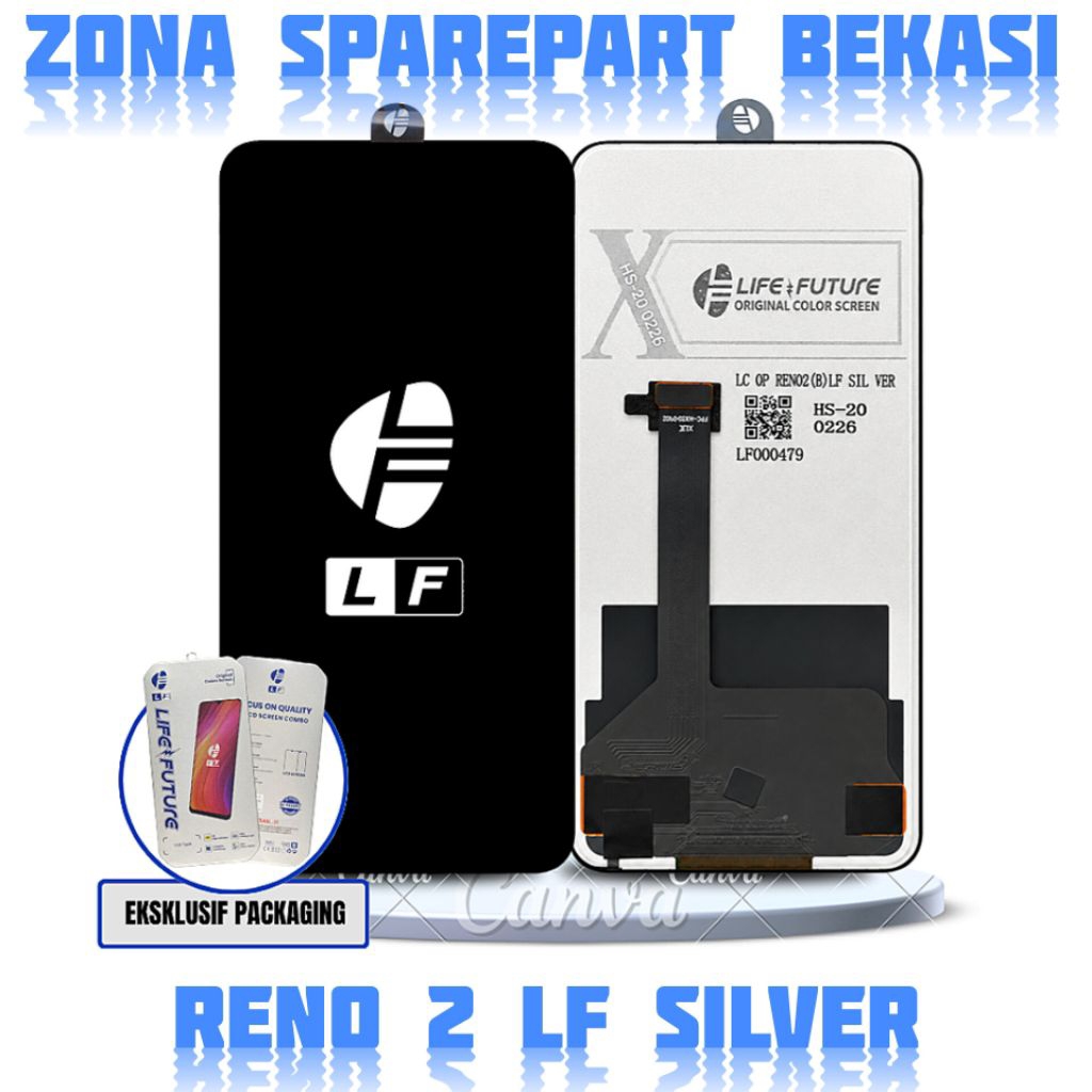 LCD OPPO RENO 2 LF SILVER