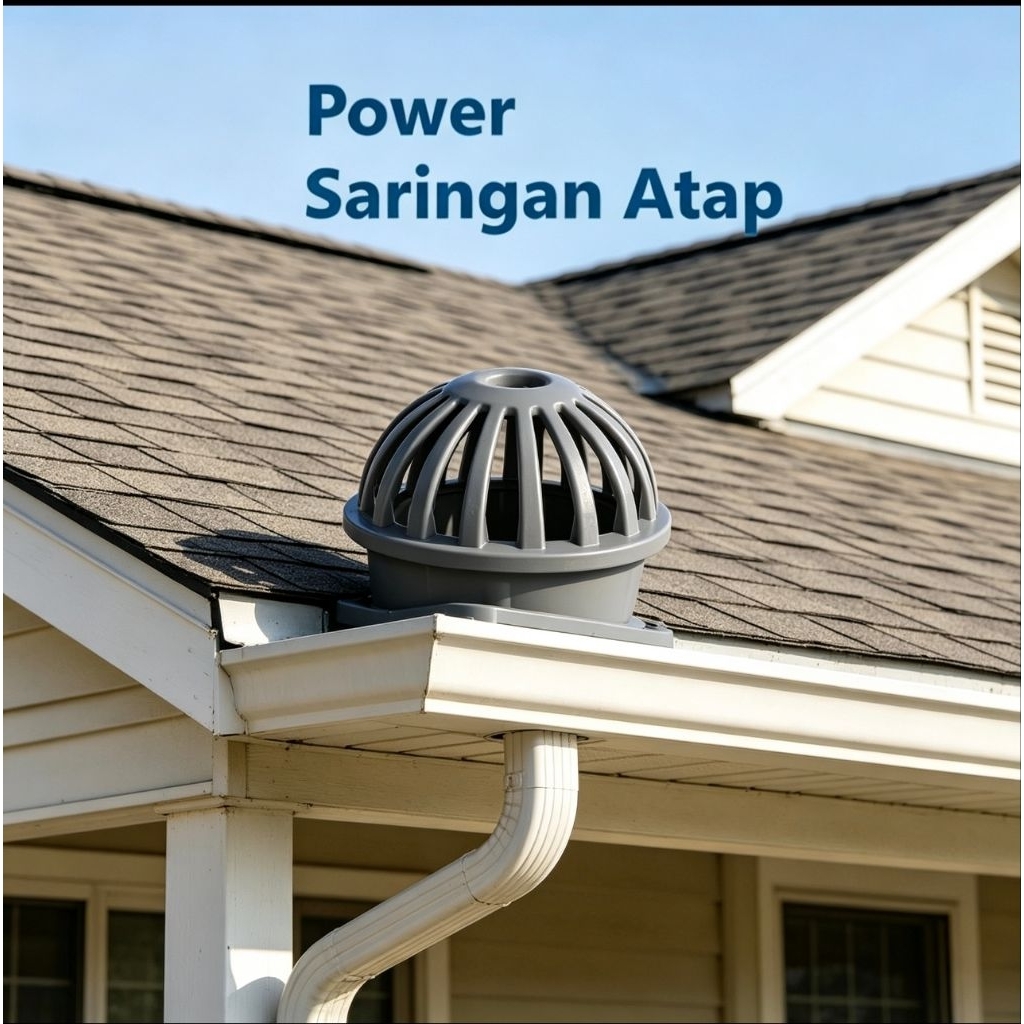 Saringan Talang Air ATAP PVC POWER Tahan Karat dan Ringan