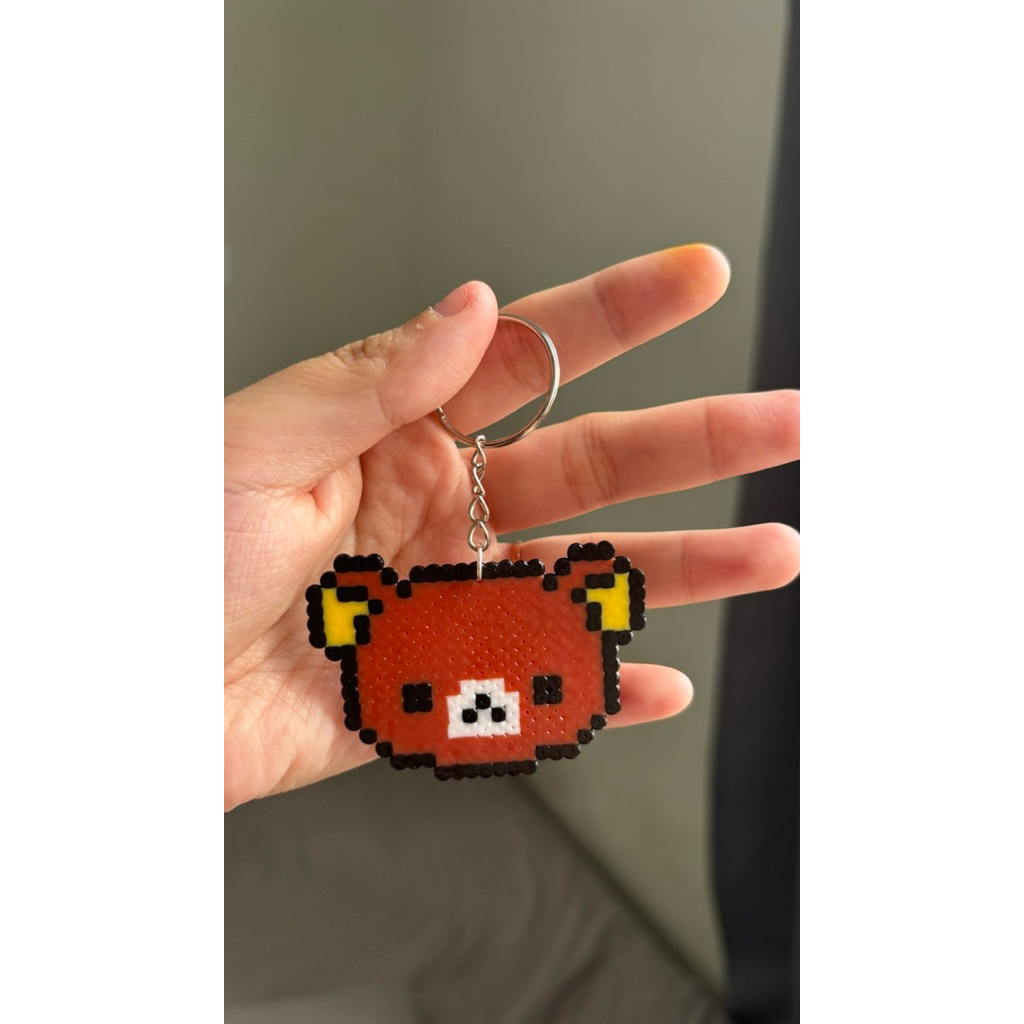 Custom gantungan kunci | gantungan hp | gantungan tas perler beads ( hama beads)