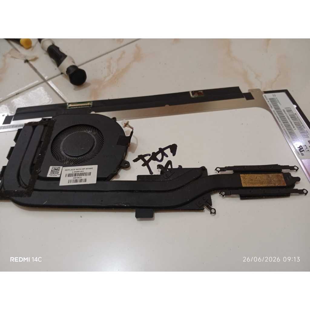 fan heatsink HP Pavilion x360