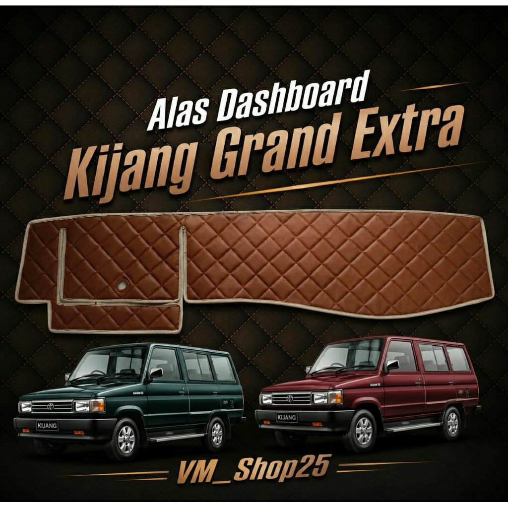 Cover Alas Pelindung Dashboard Mobil Kijang Grand Extra/Taplak Dasboard Premium Kijang Grand Extra